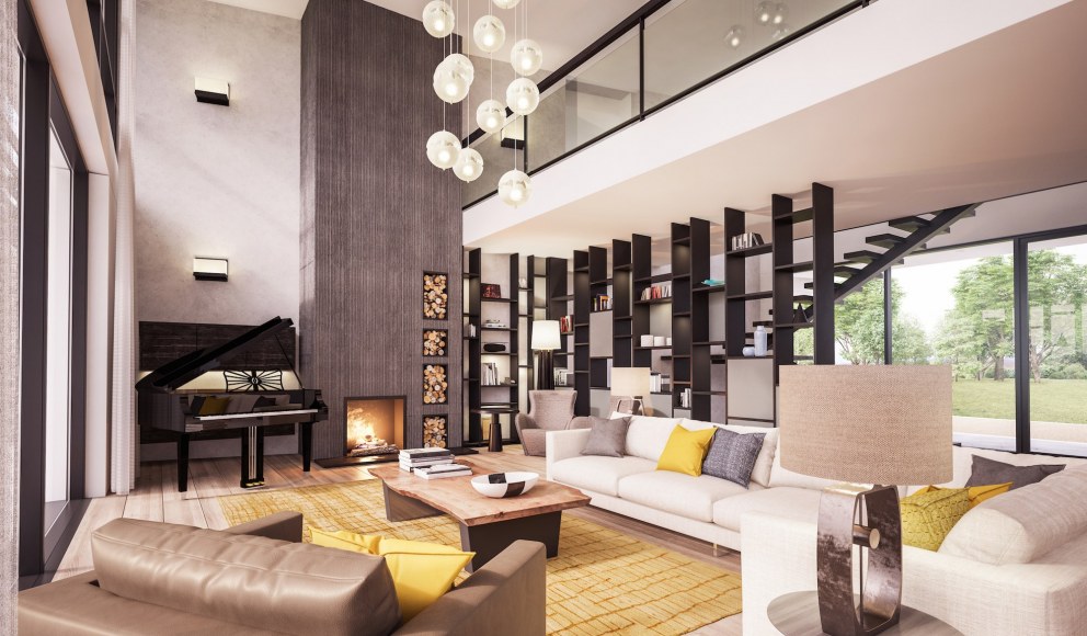 Surrey - Living Room | Surrey Living Room.  | Interior Designers